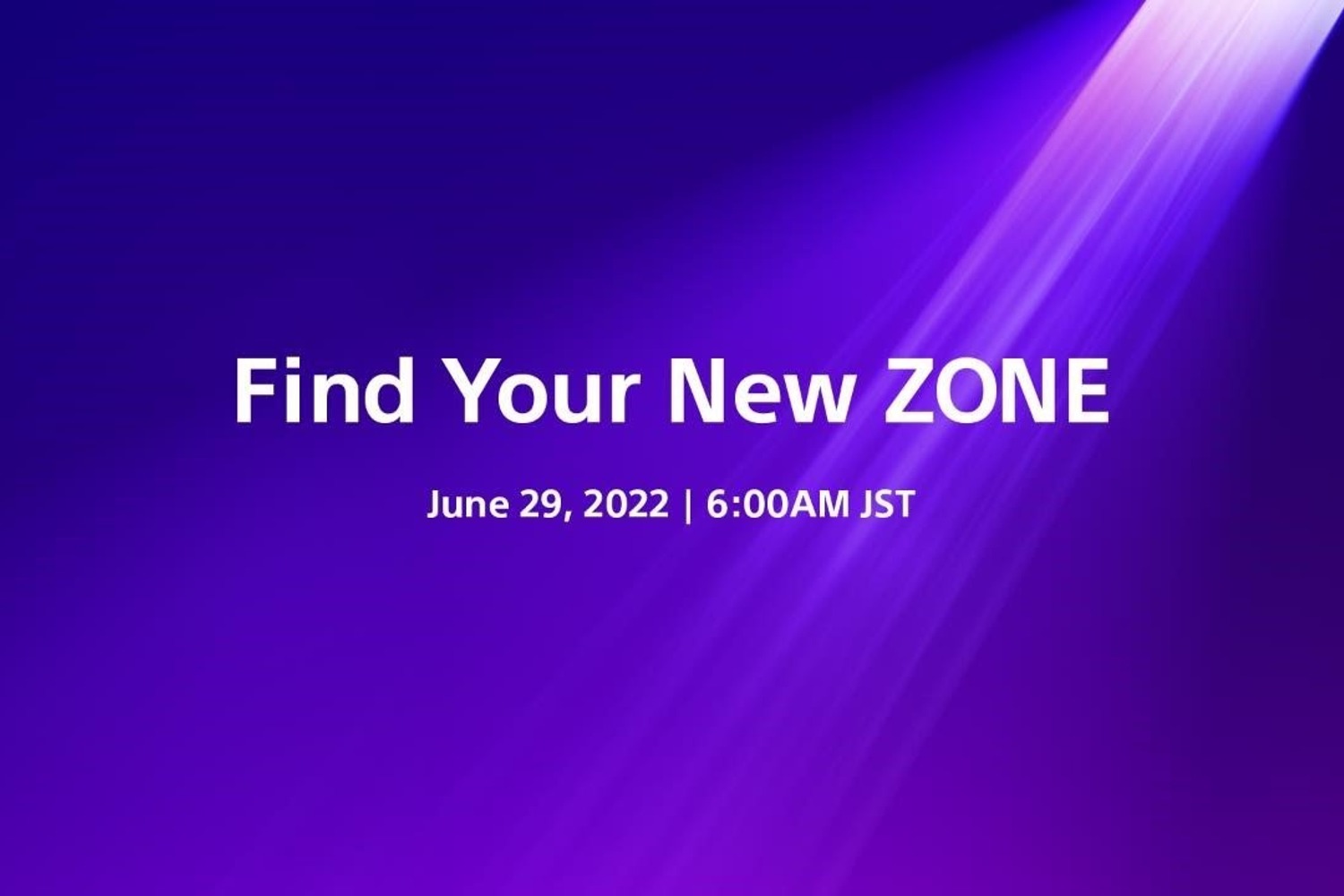 Sony Find Your New ZONE